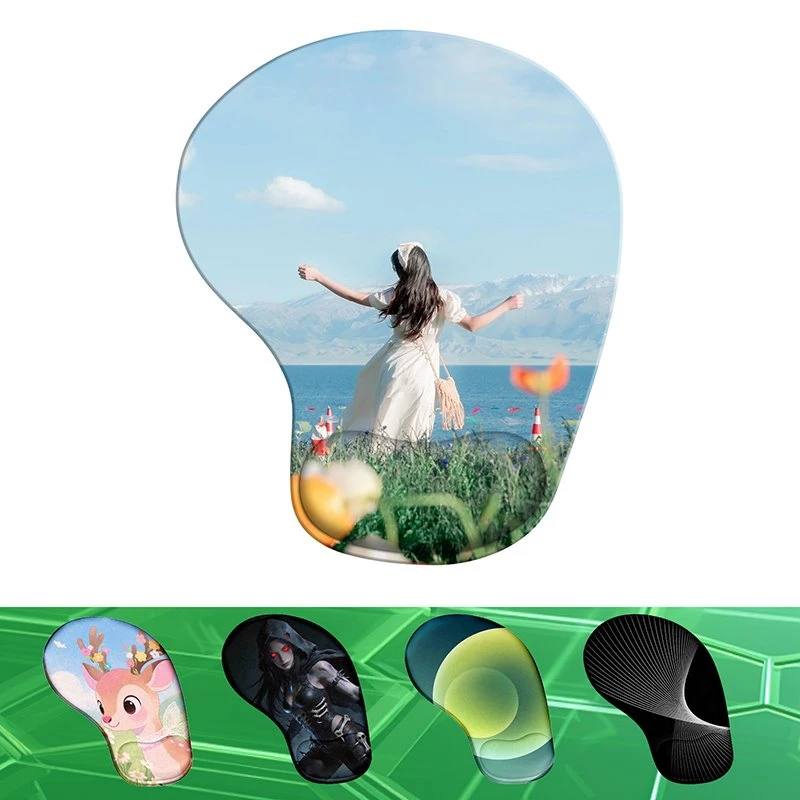 Custom Desk Mouse Pad with Comfort Wrist Rest