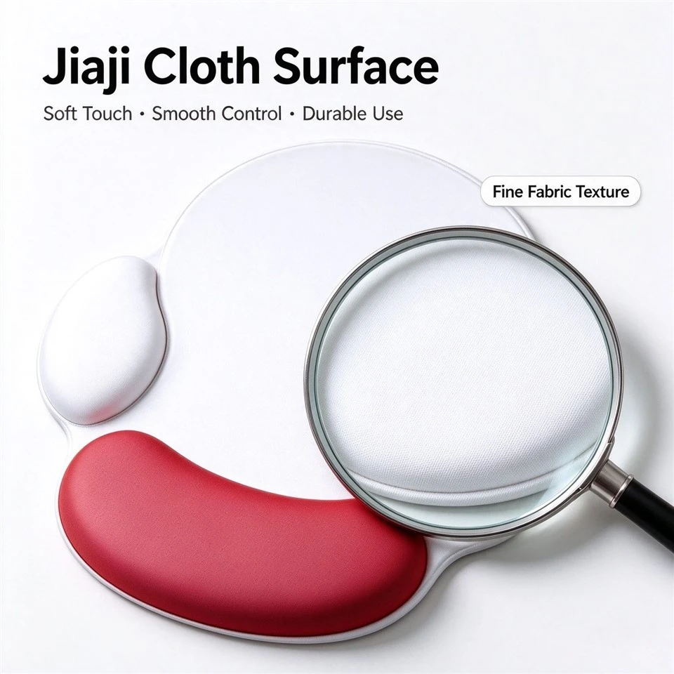 Ergonomic Paw Mousepad With Wrist Support, Soft Fabric Surface, Comfort Wrist Rest For Laptop PC high quality