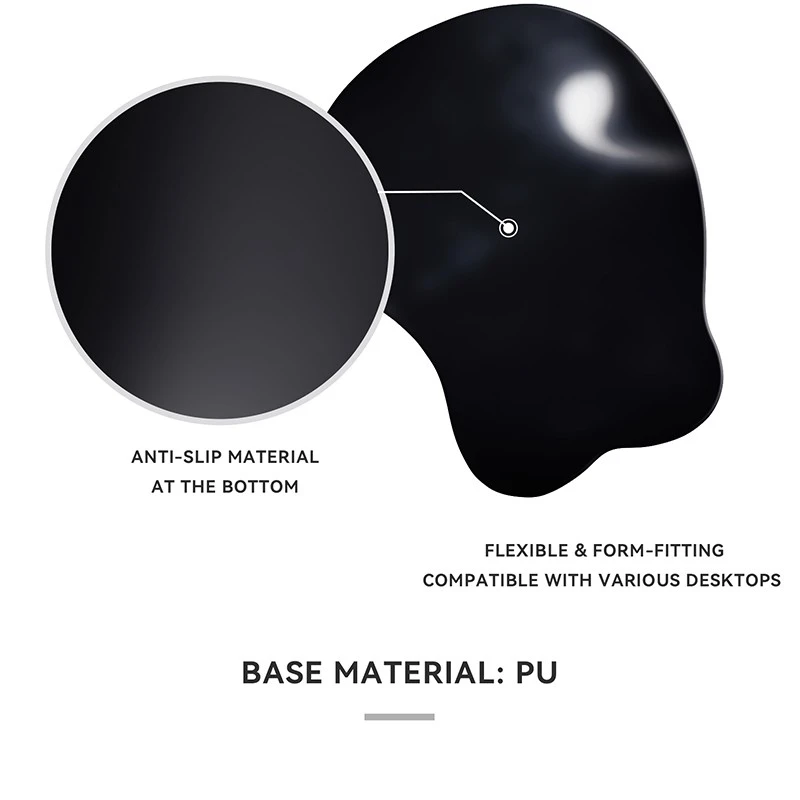 Leather Mouse Pad With Wrist Rest factory