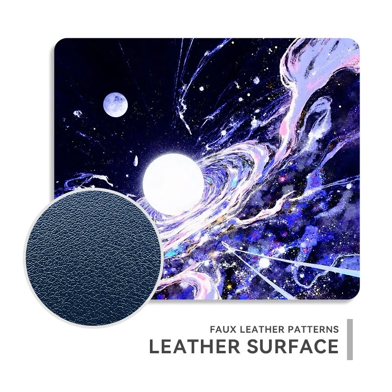 Leather Rubber Mouse Pad factory