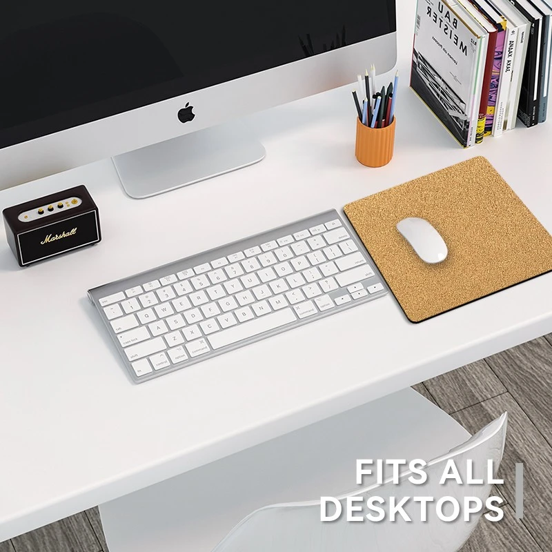 Luxury Cork Leather Mouse Pad high quality