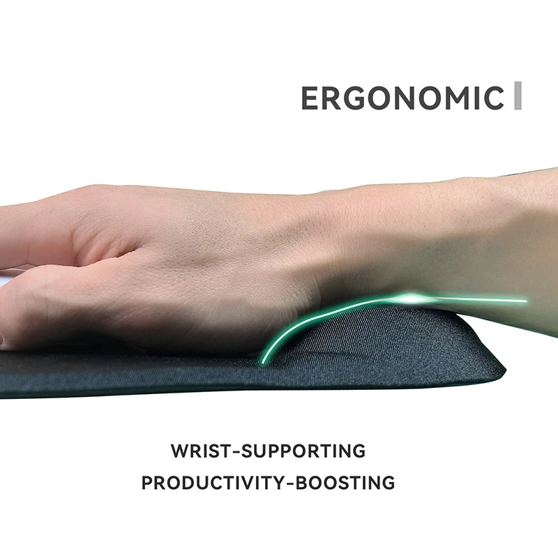 Personalised Non-Slip Office Mouse Mat With Wrist Support high quality