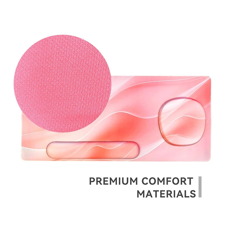 Premium Office Desk Pad Set Extended Mouse Mat Combo