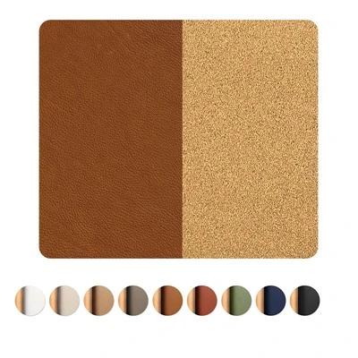 Luxury Cork Leather Mouse Pad