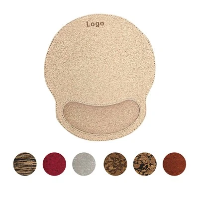White Mouse Pad with Wrist Support