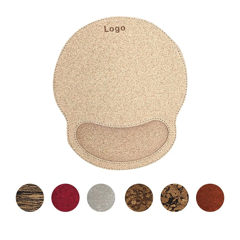 White Mouse Pad with Wrist Support
